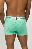 Desenli Erkek Boxer - Couple Collection Pink Birdy