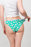 Desenli Kadın Slip Külot - Couple Collection Daisy