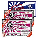 Viktoria Kumaş Boyası 53 Şarabi Koyu 2Pk+Fiske Sabitleme 1Pk