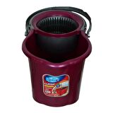 Spin Mop Döner Başlıklı Mop Kova Pasapas Sap Çok Renkli 19 Litre