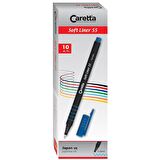 Caretta Tükenmez Kalem Focus Liner 35 1 Mm Mor 25 Li Cf 35.07/25Pp   25'li Paket /
