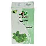 Hel-Dem Naneli Organik Bardak Poşet Bitki Çayı 40 gr 20'li 