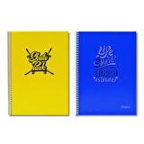 Sim Enjoy A4 120 Yaprak Plastik Kapak Spiralli Defter Kareli