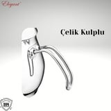 1,5 Lt. Küre Çelik Kulplu Tek Demlik