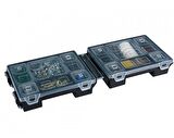 Mano Twin Organizer Çanta Siyah 7 Inch Malzeme Çantası - T-ORG-7