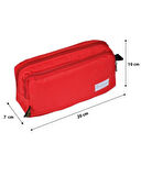 Tebag İki Gözlü Kırmızı Kalem Çantası