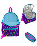 Coral High Kids Mor Pembe Kaktüs Desenli Desenli 3lü Okul Çanta Seti