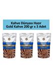 Kahve Dünyası Gold Hazır Kahve 200 gr x 3 Adet
