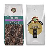Kahve Dünyası Filtre Kahve Çekirdek + Fındık Aromalı Filtre Kahve Çekirdek  2 x 1 kg