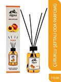 Reed Dıffuser Şeftali Oda Parfümü 110 ml Peach Ortam Kokusu Tropikal Meyve Oda Kokusu