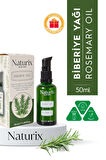 Biberiye Yağı %100 Doğal Dökülme Karşıtı, Saç Uzamasını Destekleyici ve Kepek Önleyici - 50 ml