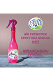 6 Adet Neon Air Oda Kalıcı Parfümü Soft Kokular Oda Spreyi 400 Ml Hafif Pembe Çiçekler Oda Kokusu