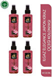 Süper Dörtlü Set Elegance Series Japon Kirazı Kolonyası 4 X 150 ml Elegance Series Sprey Kolonya