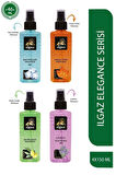 Dörtlü Set Elegance Series Buz Ferahlığı+ Tütün+Zeytin Çiçeği+Lavanta 4 X 150 ml Sprey Kolonya