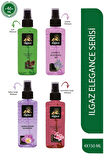 Dörtlü Set Elegance Series Çam++Lavanta+Safran+Japon Kirazı 4 X 150 ml Sprey Kolonya