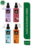 Dörtlü Set Elegance Series Safran+Japon Kirazı+Tütün+Buz Ferahlığı 4 X 150 ml Sprey Kolonya
