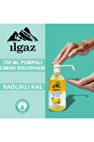 750 ml Pompalı Kolay Kullanım Limon Kolonyası Eko Boy Hijyenik 80 Derece Limon Kolonyası