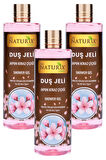 Aroma Terapi Duş Jeli Japon Kiraz Çiçeği Duş Jeli Kalıcı Kokulu Banyo Jeli 400 ml 3'lü Banyo Seti