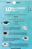 Balıkesir 10 Plaka Kodlu Beyaz Araç Sticker İvrindi İlçe Yazılı Özel Tasarım 40x8 cm  Şehir ve İlçe Temalı Kaliteli Sticker