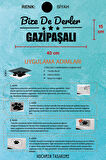 Antalya Gazipaşa Siyah Araç Sticker  40x15 cm Bize De Derler  Gazipaşalı Özel Tasarım Oto Sticker