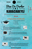 Bursa Karacabey Siyah Araç Sticker  40x15 cm Bize De Derler  Karacabeyli Özel Tasarım Oto Sticker