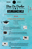 Çorum Osmancık Siyah Araç Sticker  40x15 cm Bize De Derler  Osmancıklı Özel Tasarım Oto Sticker