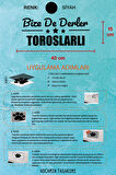 Mersin Toroslar Siyah Araç Sticker  40x15 cm Bize De Derler  Toroslarlı Özel Tasarım Oto Sticker