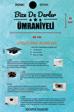 İstanbul Ümraniye Siyah Araç Sticker  40x15 cm Bize De Derler  Ümraniyeli Özel Tasarım Oto Sticker