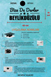İstanbul Beylikdüzü Siyah Araç Sticker  40x15 cm Bize De Derler  Beylikdüzülü Özel Tasarım Oto Sticker