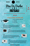 Ordu Fatsa Siyah Araç Sticker  40x15 cm Bize De Derler  Fatsalı Özel Tasarım Oto Sticker