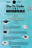 Tekirdağ Hayrabolu Siyah Araç Sticker  40x15 cm Bize De Derler  Hayrabolulu Özel Tasarım Oto Sticker