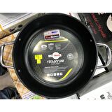 Saflon 28 cm Titanyum Basık Tencere