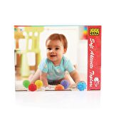 Soft Aktivite Topları 6'lı Set Yumuşak Elastik Top Erpa