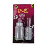 Pet Style Yavru Kedi Köpek Biberon Seti 50 Ml