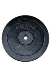 Avessa 3 kg Siyah Plaka Ağırlık Bar Plakası Döküm