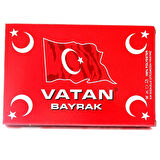 Vatan Türk Bayrağı 30X45 - 2 adet