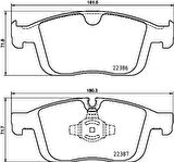 Volvo On Fren Balatası Volvo Xc60 13> - Valeo 670589