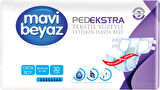 Mavi Beyaz Ped Ekstra Tekstil Yüzeyli Yetişkin Bel Bantlı Hasta Bezi Medium Orta 30 Adet
