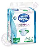 MAVİ BEYAZ KULOT MEDIUM 120 ADET 