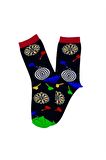Renkli Eğlenceli Unisex Tek'Li Çorap W-0072