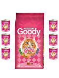 Goody Lamb Kuzulu Yetişkin Kedi Maması 15 Kg - 6 Adet Goody Konserve Hediyeli