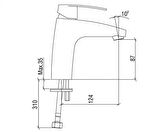 Nsk Lavabo Bataryası Lena Plus Bt Krom