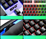 SNT TF-230 RGB Gaming Klavye Mouse Seti | Oyuncular için Işıklı Klavye & Mouse Set