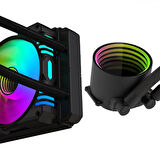 Snt SS360-3F-B Argb 360Mm. Siyah Sıvı Soğutma AM4 AM5 LGA 1200 1700 20XX 