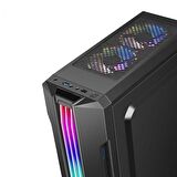 SNT Hunter LS C2  Mid Tower Atx Gaming 2 x Argb Fanlar Dahil Masaüstü Bilgisayar Kasası (POWER YOK)