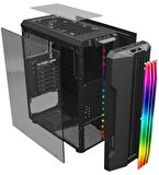 SNT Hunter LS C2  Mid Tower Atx Gaming 2 x Argb Fanlar Dahil Masaüstü Bilgisayar Kasası (POWER YOK)