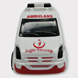 Çek Bırak Arabalar İş Araçları 10 Cm - Ambulans