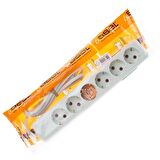 Asel 6'Lı Topraklı Grup Priz 2mt - HRD-010883