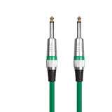 estello E1001B 6,3MM Mono +6,3MM PVC Ara Kablo 6metre yeşil 