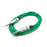estello E1001B 6,3MM Mono +6,3MM PVC Ara Kablo 6metre yeşil 